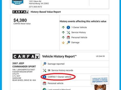 Used 2007 Jeep Commander Sport image 3