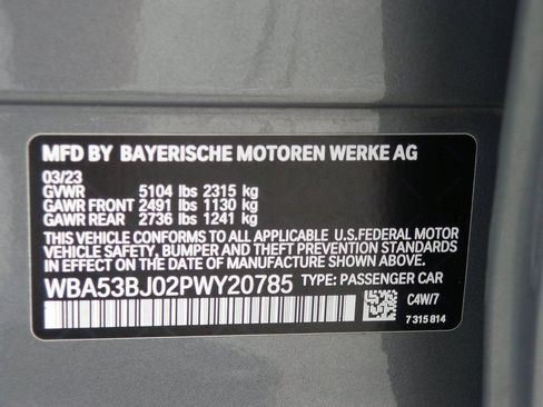 Used 2023 BMW 540i w/ M Sport Package RWD image 61