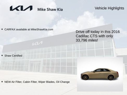 Used 2016 Cadillac CTS Luxury RWD image 8