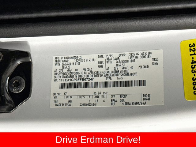 Used 2015 Ford F150 XLT w/ Equipment Group 301A Mid RWD image 31