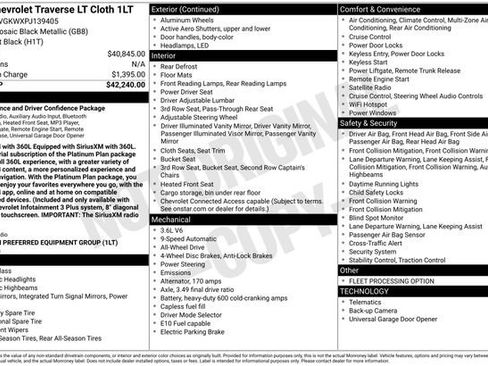 Used 2023 Chevrolet Traverse LT image 41