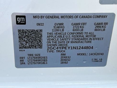 Used 2022 Chevrolet Silverado 2500 LTZ w/ LTZ Plus Package AWD/4WD image 11