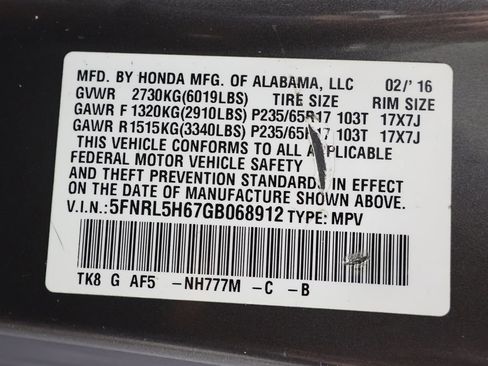 Used 2016 Honda Odyssey EX-L image 56