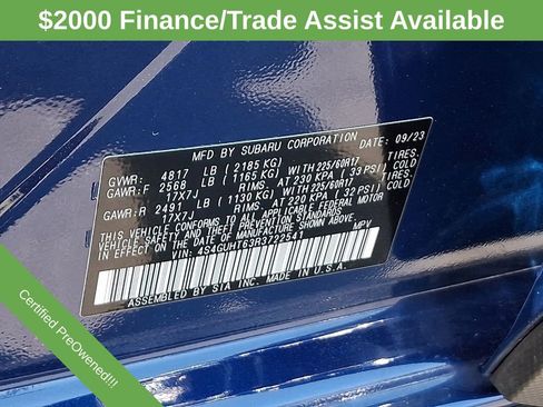 Used 2024 Subaru Crosstrek 2.5i Wilderness AWD/4WD image 27