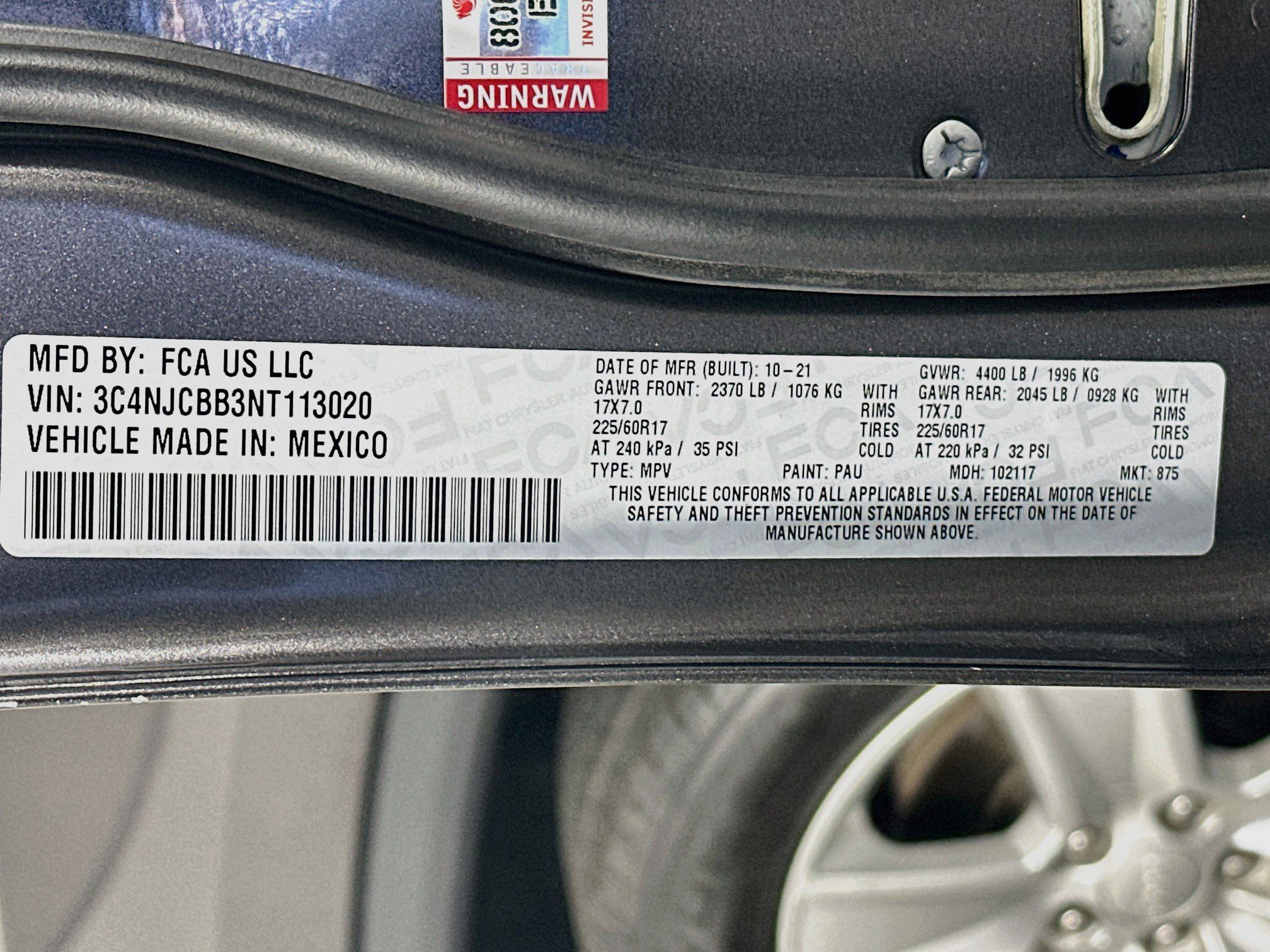 Used 2022 Jeep Compass Latitude FWD image 12