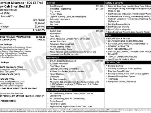 Used 2025 Chevrolet Silverado 1500 LT Trail Boss w/ LT Trail Boss Premium Package AWD/4WD image 28