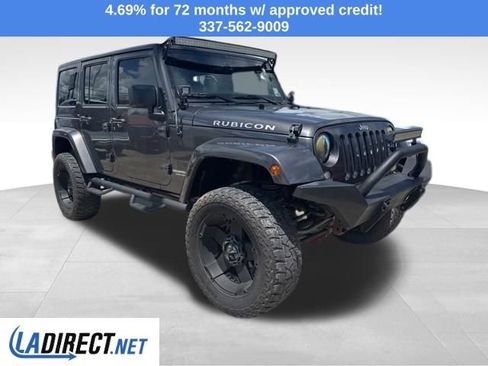 Used 2016 Jeep Wrangler Unlimited Rubicon w/ Connectivity Group AWD/4WD image 1