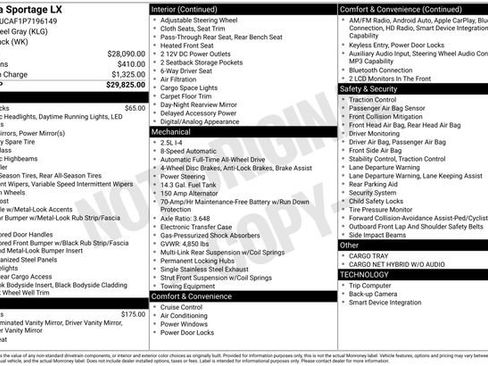 Certified 2023 Kia Sportage LX AWD/4WD image 34