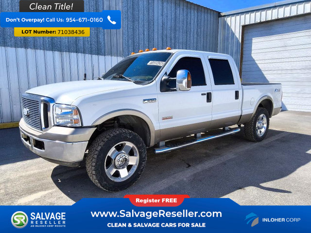 Used 2006 Ford F250 4x4 Crew Cab Super Duty image 1