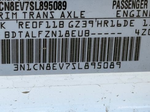 New 2025 Nissan Versa SV w/ Trunk Package image 23