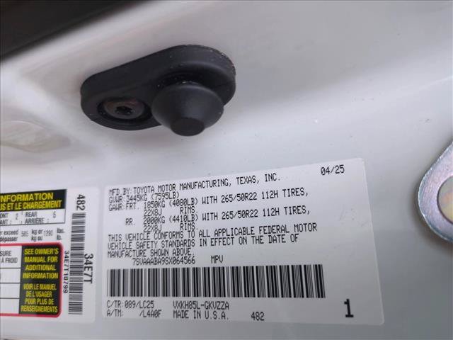 Certified 2025 Toyota Sequoia Capstone AWD/4WD image 26