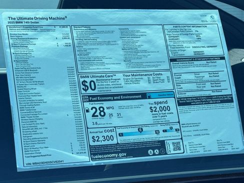 New 2025 BMW 740i image 29