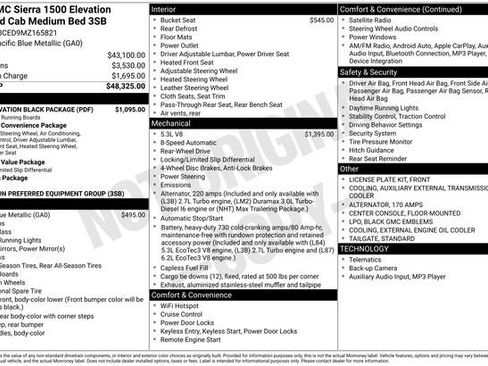 Used 2021 GMC Sierra 1500 Elevation w/ LPO, Elevation Black Package image 27