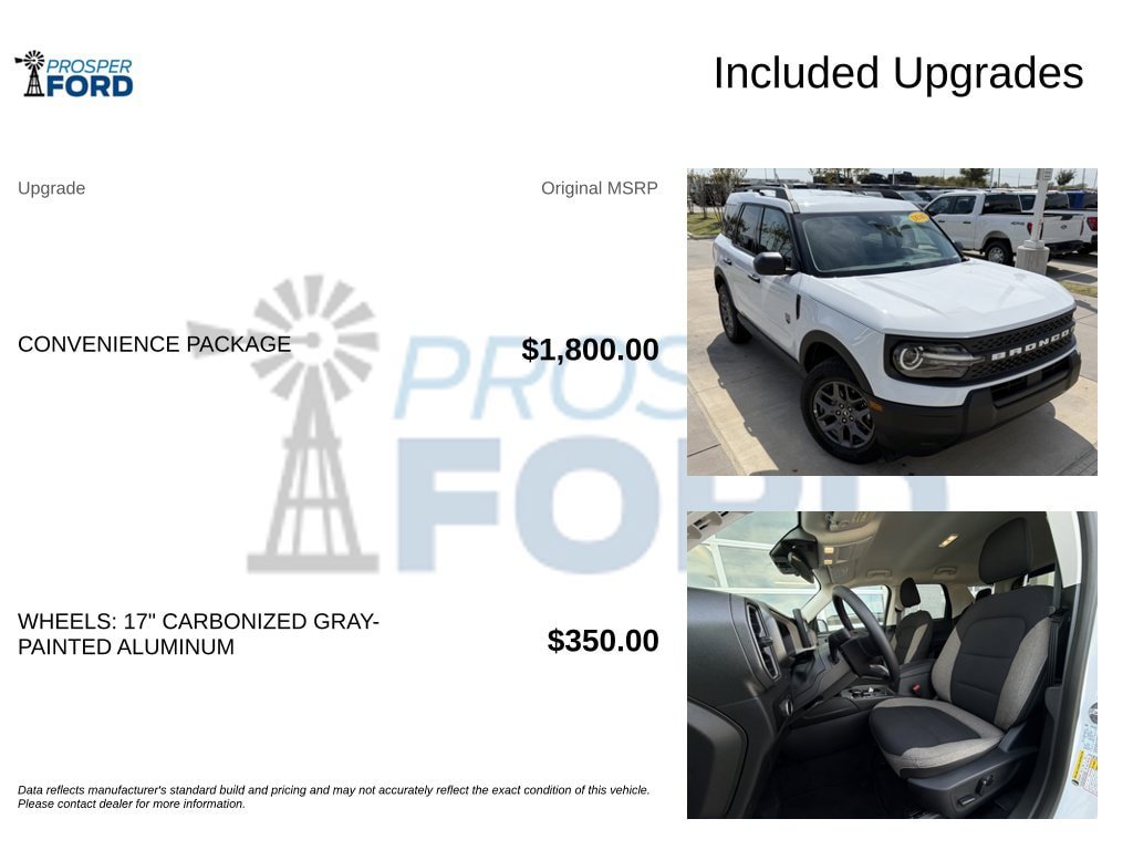 New 2026 Ford Bronco Sport Big Bend w/ Convenience Package AWD/4WD image 3