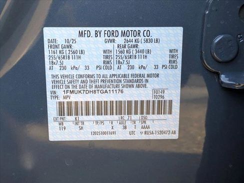 New 2026 Ford Explorer Active image 18