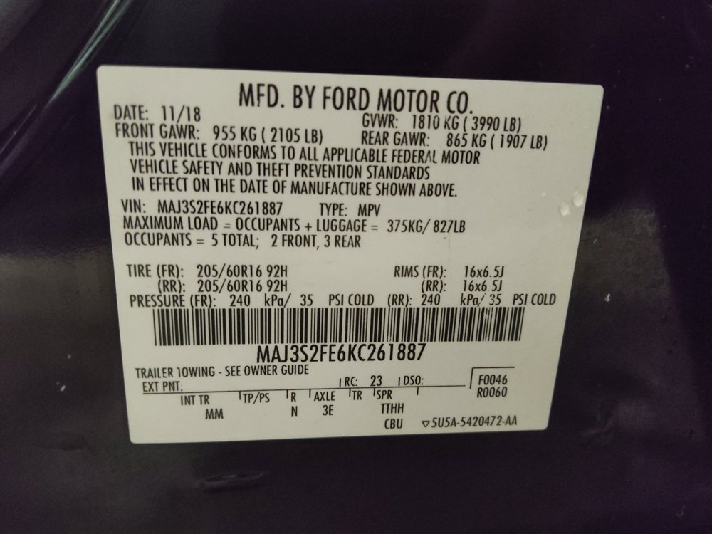 Used 2019 Ford EcoSport S FWD image 33
