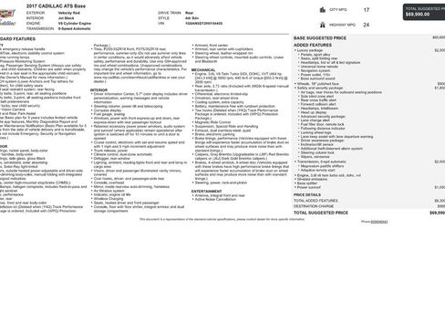 Used 2017 Cadillac ATS V w/ Luxury Package image 9