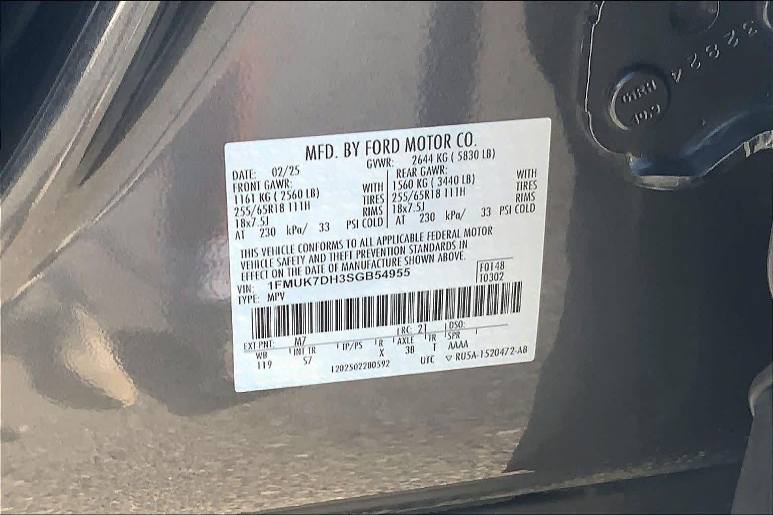 Certified 2025 Ford Explorer Active w/ Active Comfort Package RWD image 32