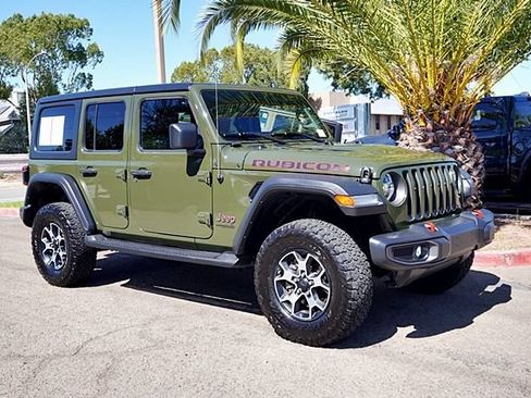 Used 2022 Jeep Wrangler Unlimited Rubicon w/ LED Lighting Group AWD/4WD image 6