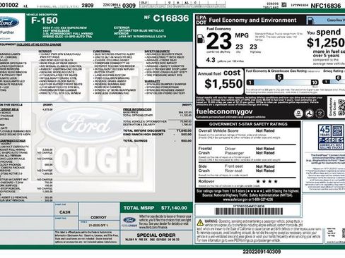 Used 2022 Ford F150 King Ranch w/ Equipment Group 601A High image 2