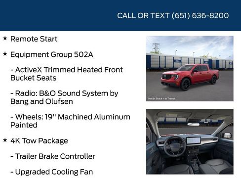 New 2026 Ford Maverick Lariat w/ Black Appearance Package AWD/4WD image 5