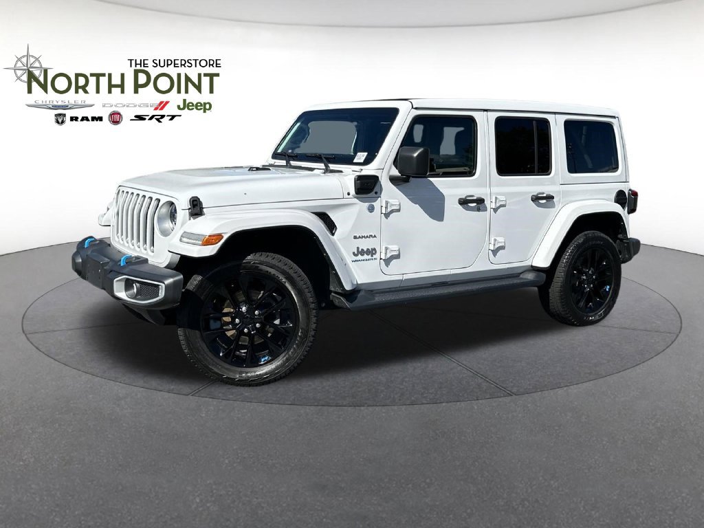 Certified 2023 Jeep Wrangler Unlimited Sahara w/ Cold Weather Group AWD/4WD image 1