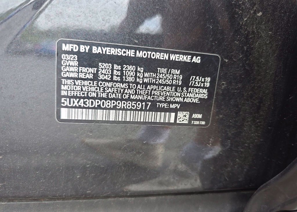 Used 2023 BMW X3 sDrive30i w/ Premium Package RWD image 17