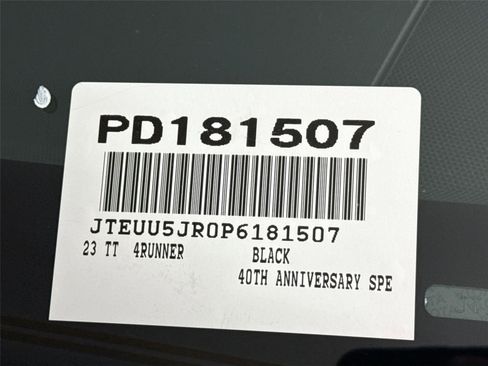 Certified 2023 Toyota 4Runner 40th Anniversary SE image 60