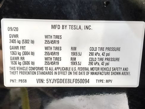 Used 2020 Tesla Model Y Long Range AWD/4WD image 19