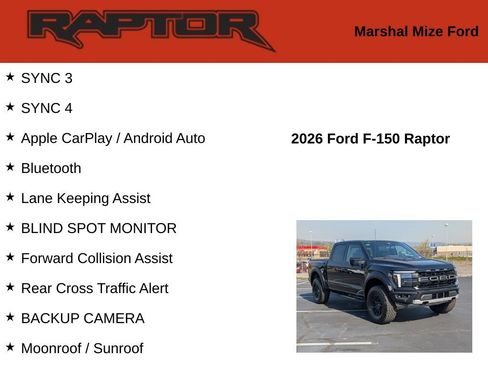 New 2026 Ford F150 Raptor AWD/4WD image 2