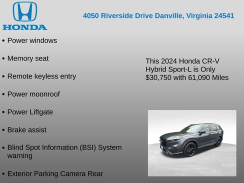 Used 2024 Honda CR-V Sport-L image 22