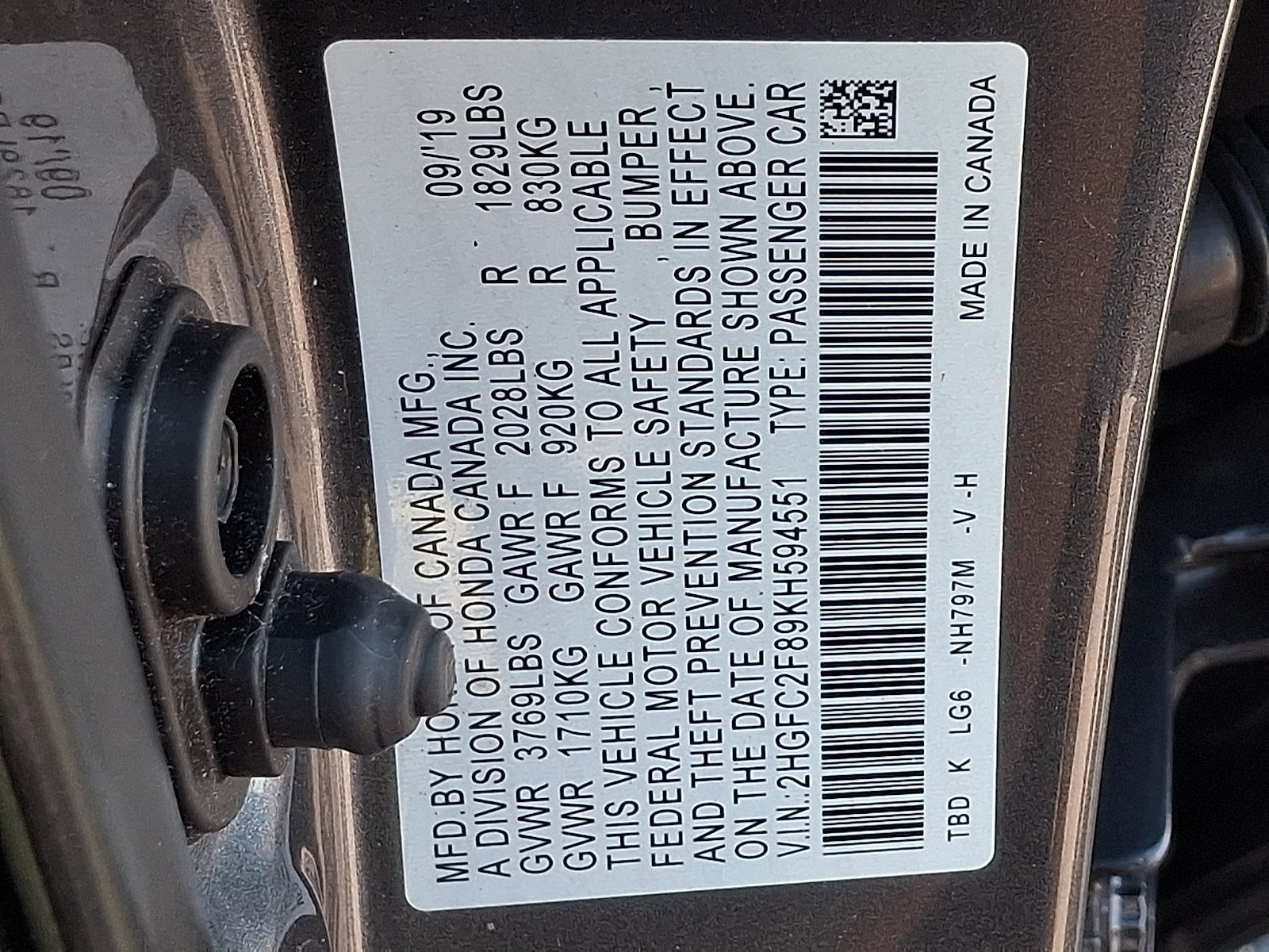 Used 2019 Honda Civic Sport image 26