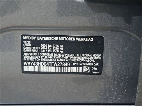 Used 2026 BMW i4 xDrive40i w/ Premium Package AWD/4WD image 14