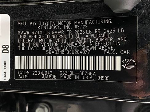 Certified 2025 Lexus ES 350 w/ Premium Package image 33