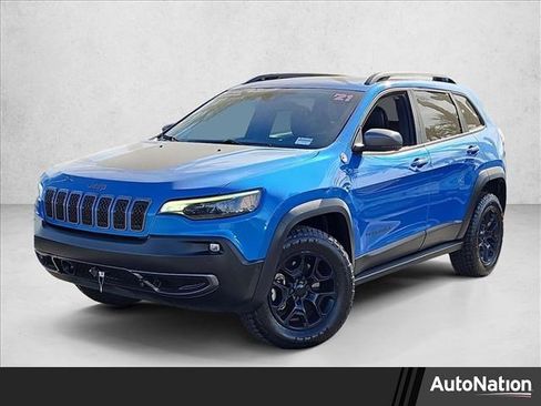 Used 2021 Jeep Cherokee Trailhawk w/ Sun, Sound & Nav Group image 1