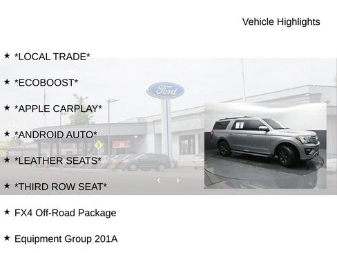Used 2020 Ford Expedition Max XLT w/ FX4 Off-Road Package image 19