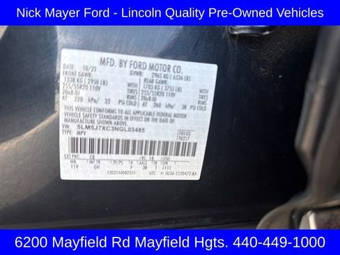 Used 2022 Lincoln Aviator Reserve w/ Equipment Group 201A image 40