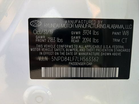 Used 2020 Hyundai Elantra SEL w/ Cargo Package (C1) FWD image 29