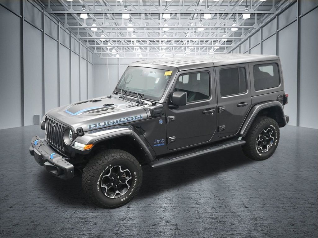 Used 2021 Jeep Wrangler Unlimited Rubicon 4xe w/ Steel Bumper Group AWD/4WD image 21