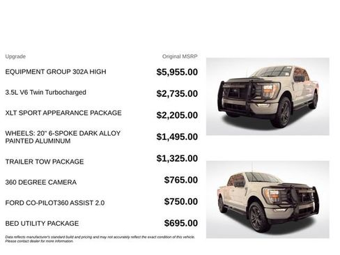 Used 2023 Ford F150 XLT w/ Equipment Group 302A High AWD/4WD image 3