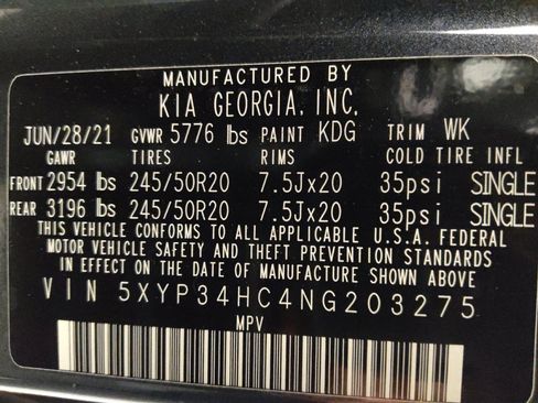 Used 2022 Kia Telluride EX w/ EX Premium Package FWD image 33