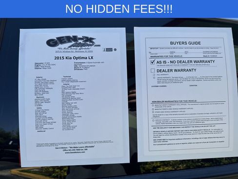 Used 2015 Kia Optima LX w/ LX Convenience Plus Package image 8