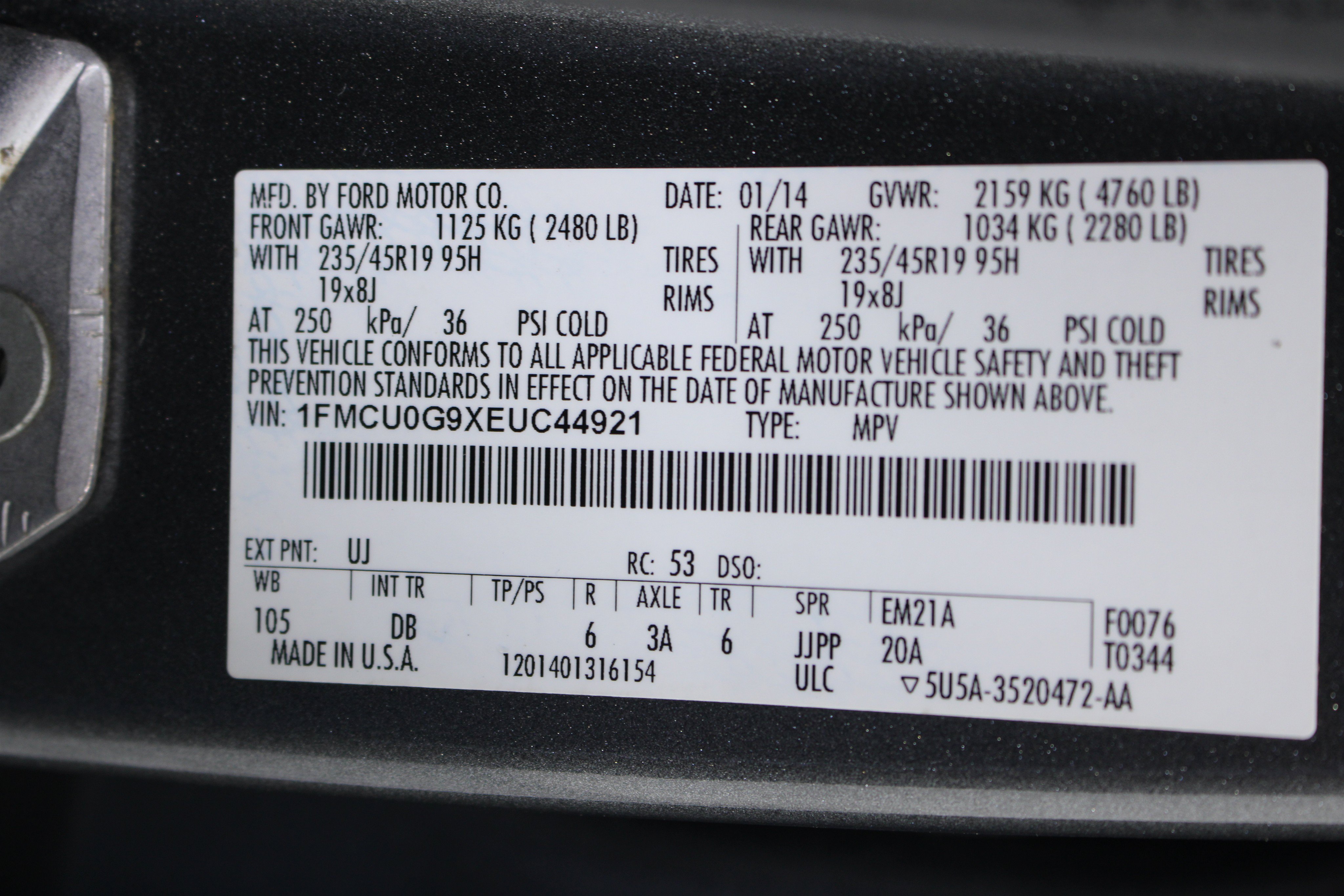Used 2014 Ford Escape SE w/ SE Chrome Package FWD image 38
