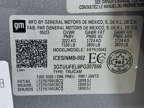 Used 2023 GMC Sierra 1500 AT4X AWD/4WD image 33