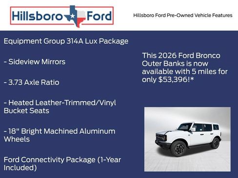Used 2026 Ford Bronco Outer Banks AWD/4WD image 6