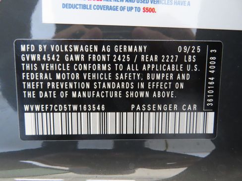 New 2026 Volkswagen Golf w/ Euro Style Package image 28