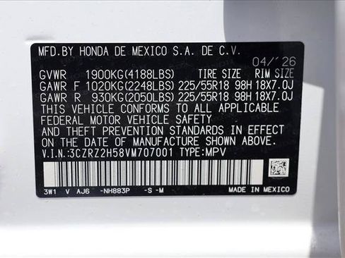 New 2027 Honda HR-V Sport image 24