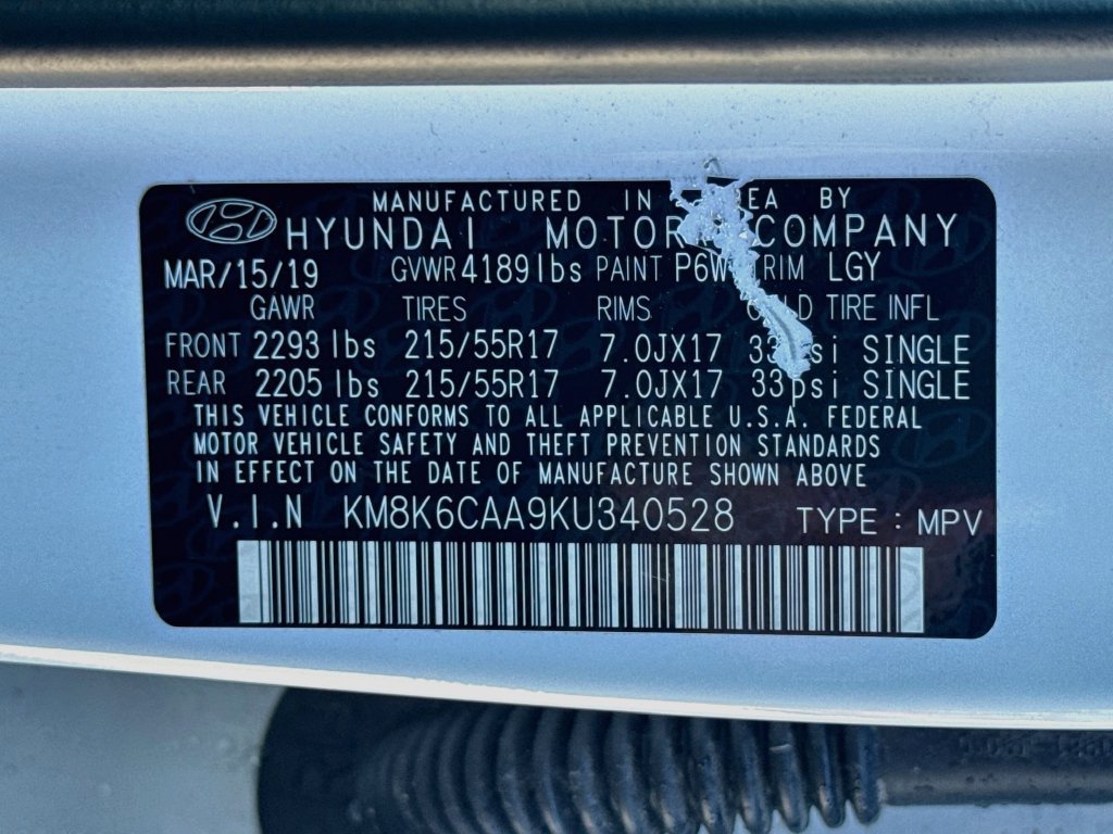 Used 2019 Hyundai Kona SEL w/ SEL Tech Package 02 AWD/4WD image 32