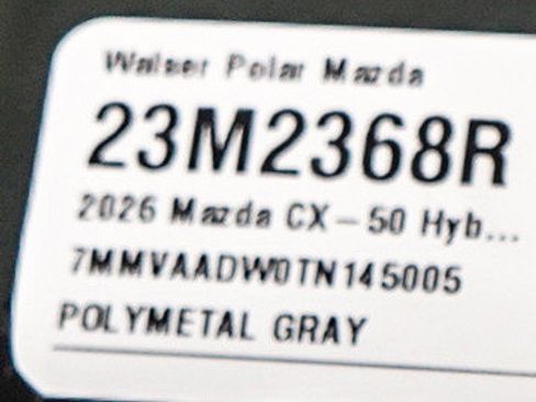 Certified 2026 MAZDA CX-50 AWD 2.5 Hybrid w/ Weather Package image 32