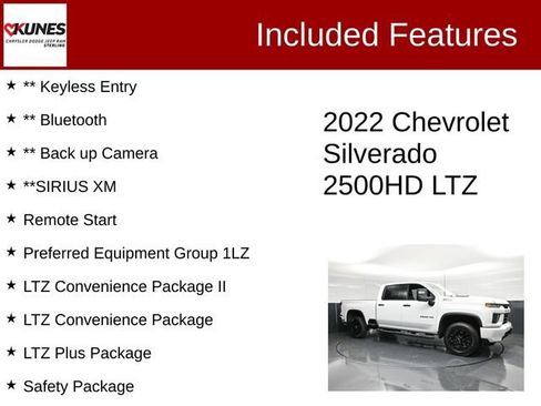 Used 2022 Chevrolet Silverado 2500 LTZ w/ LTZ Plus Package AWD/4WD image 3